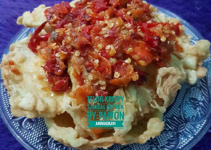 Cara Gampang Membuat 79# Telor krispy sambal geprek yang Menggugah Selera