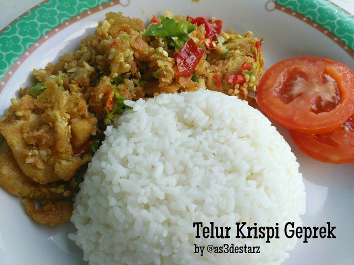 Resep Telur Krispi Geprek, Bisa Manjain Lidah