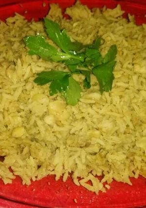 صورة لوصفة رز باقلاء رهيب