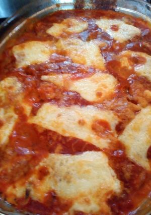 Una foto de Lasagna de berenjenas