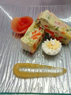 Una foto de Flan o pastel de verduras