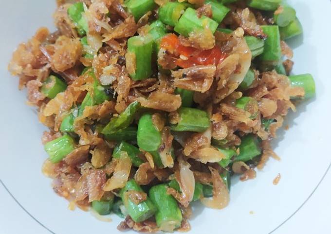 Tumis Buncis Udang Rebon Gurih