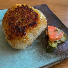 A picture of Grilled Rice Ball (Yakionigiri).