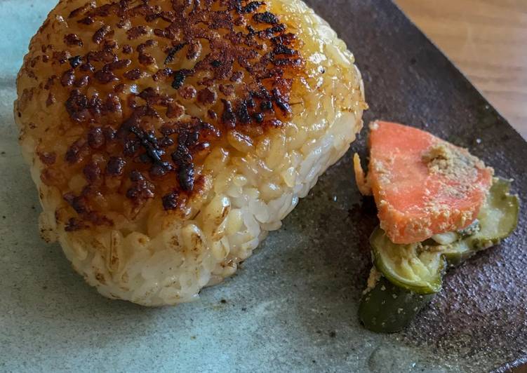 Recipe of Any-night-of-the-week Grilled Rice Ball (Yakionigiri)