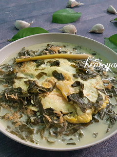 Foto resep Sayur Daun Singkong Telur Ceplok