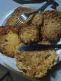 Torta de huevo con arroz