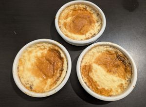 Une photo de Crème aux oeufs express à l'air fryer