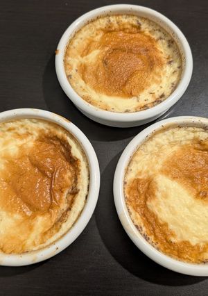 Une photo de Crème aux oeufs express à l'air fryer