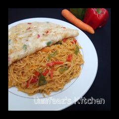 A picture of Indomie and egg 2.