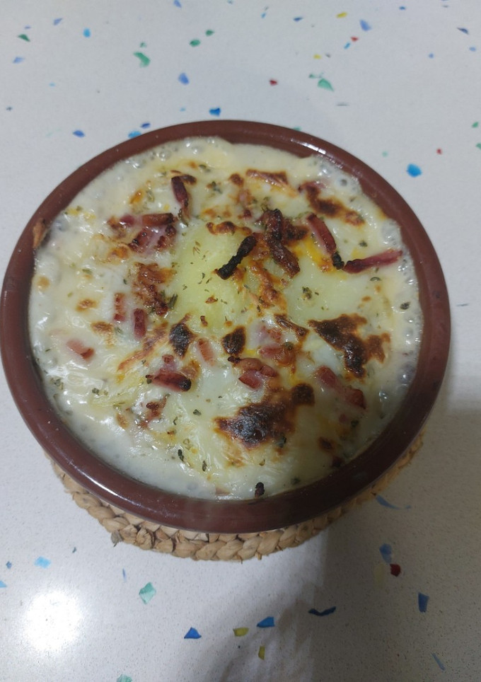 Una foto de Patatas gratinadas con bechamel