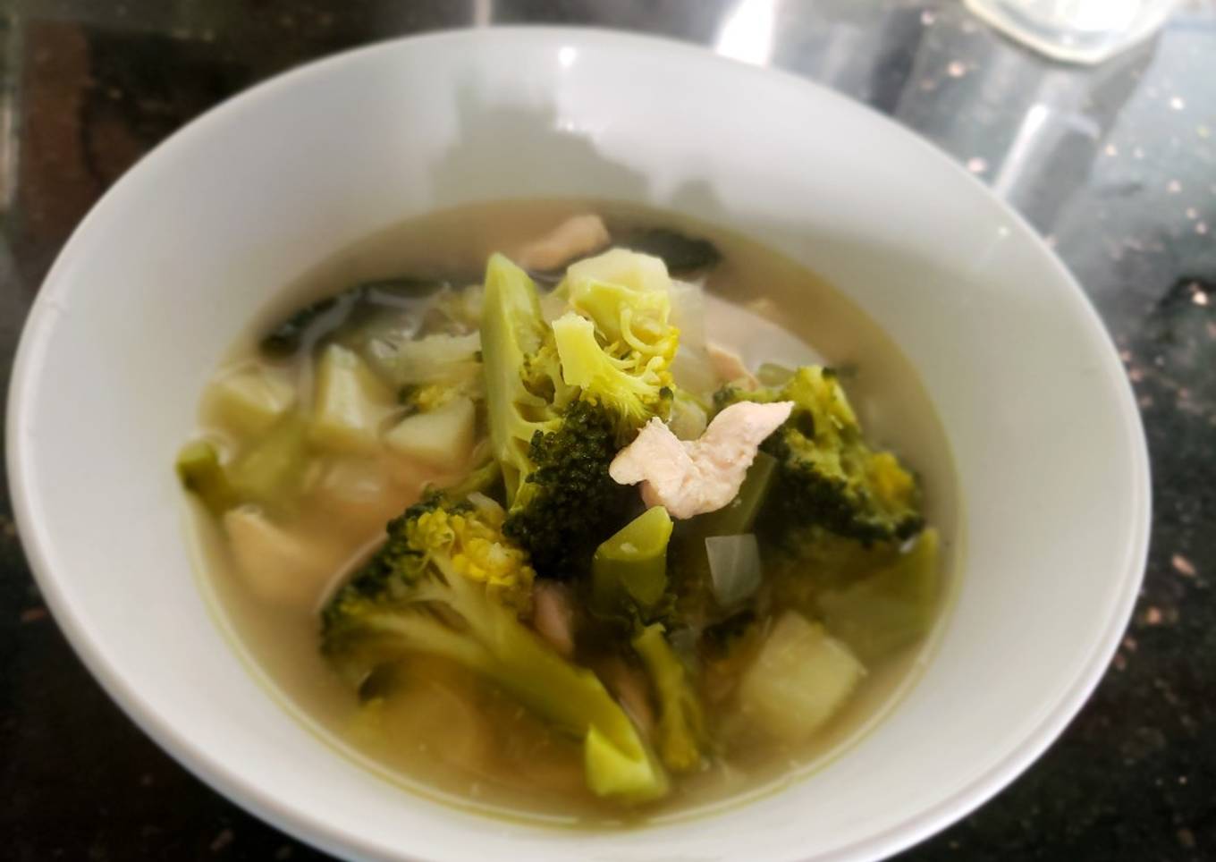 Soup sehat, Ayam dan Brokoli