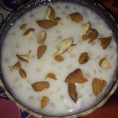 A picture of Sabudana kheer.