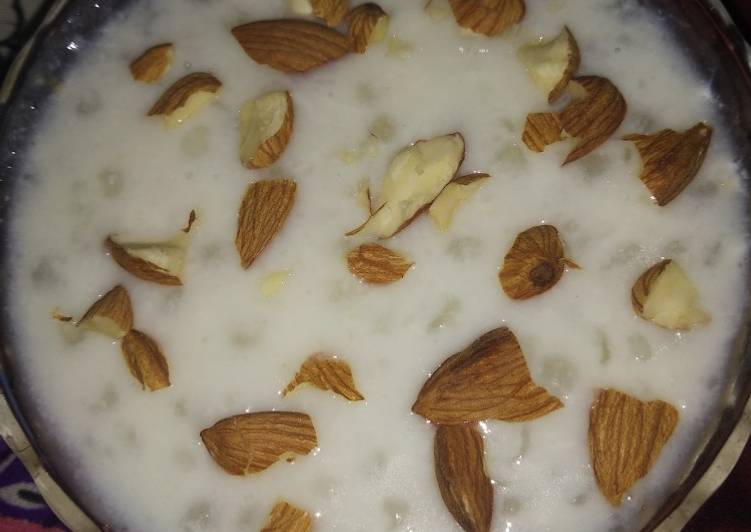 Easiest Way to Prepare Quick Sabudana kheer