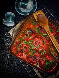 صورة لوصفة طاجن الطماطم