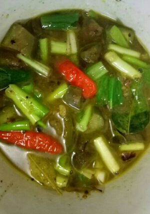 Foto resep Terong kuah bumbu kluwek