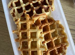 Une photo de Gaufres healthy sans sucre