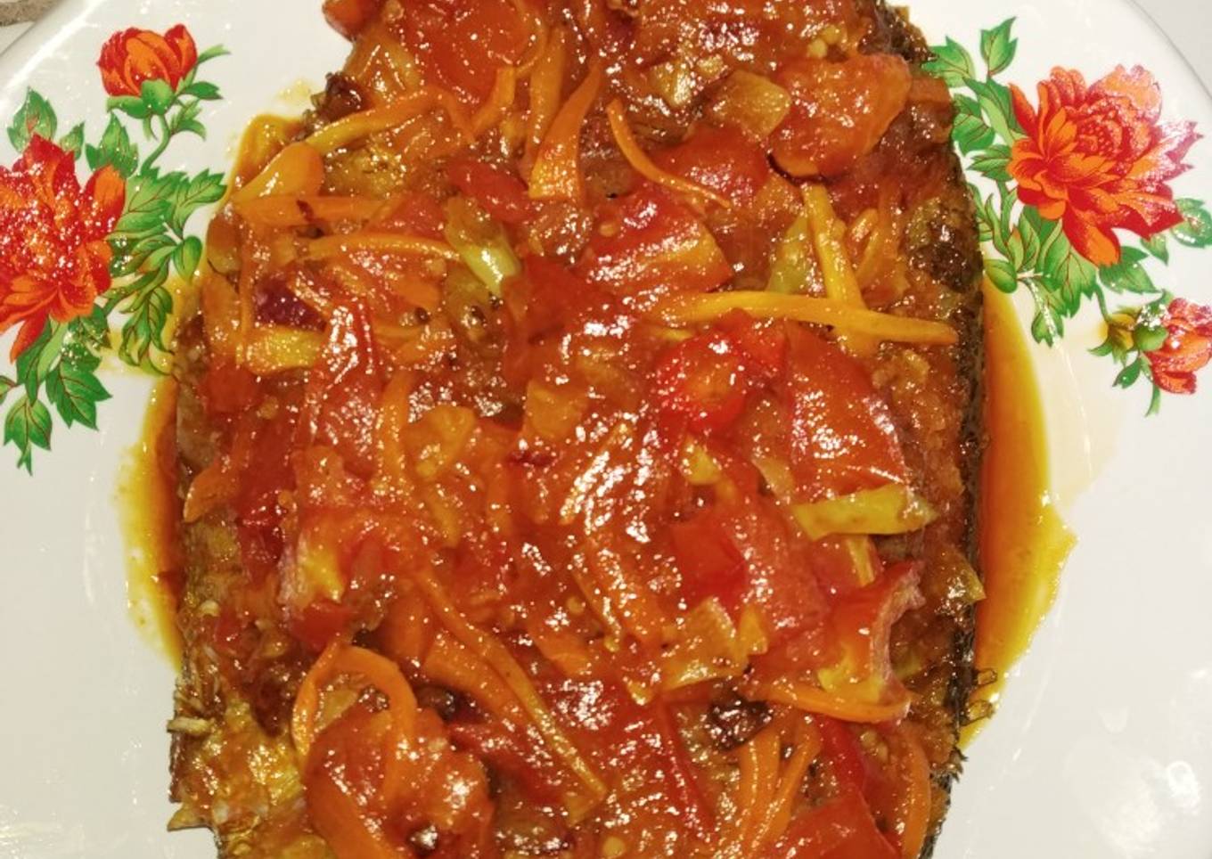 Gurame Saus Padang Enak Bingits