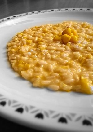 Foto di Risotto al mais e taleggio 🌽 🧀