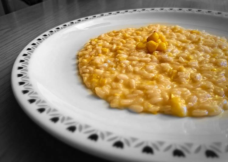 Ricetta Risotto Al Mais E Taleggio Di Alessandro Gastini Cookpad