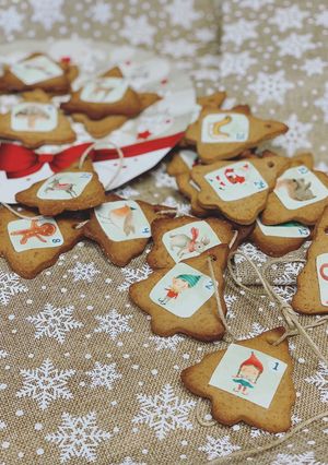 Una foto de Galletas especiadas para calendario de adviento🎄🍪