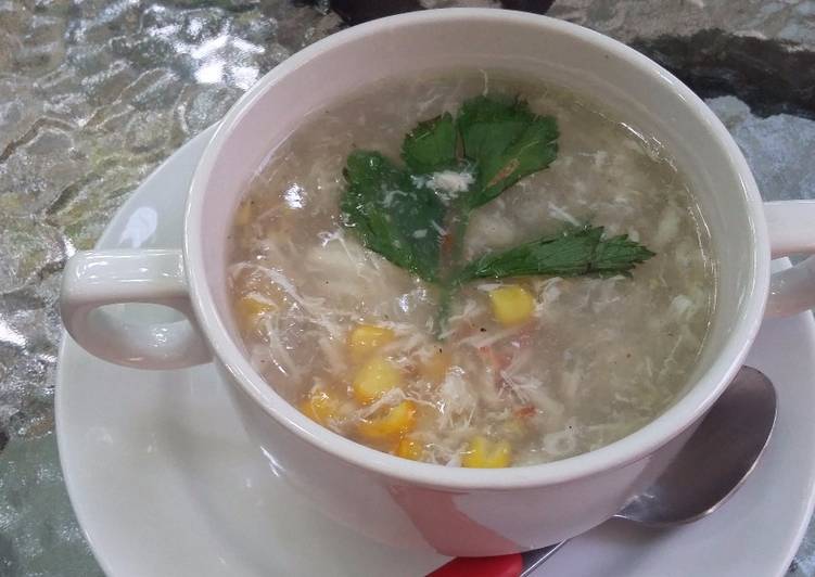 Soup kepiting jagung ala bunda JKB π