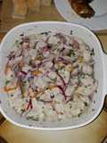 Ceviche rápido y fácil de pescado blanco