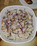 Ceviche rápido y fácil de pescado blanco
