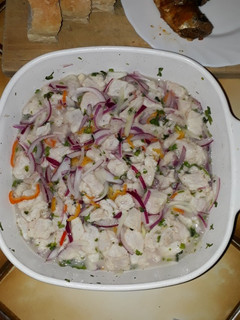 Una foto de Ceviche rápido y fácil de pescado blanco