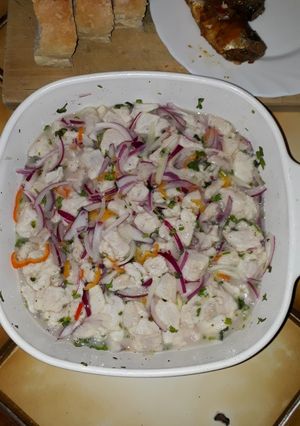 Una foto de Ceviche rápido y fácil de pescado blanco