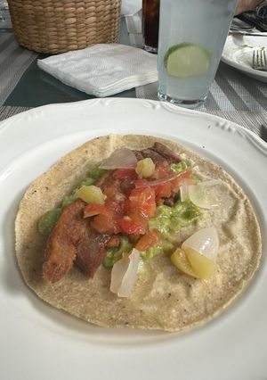 A picture of Sonoran-Style Pork Belly Tacos.