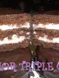 Alfajor símil oreo triple