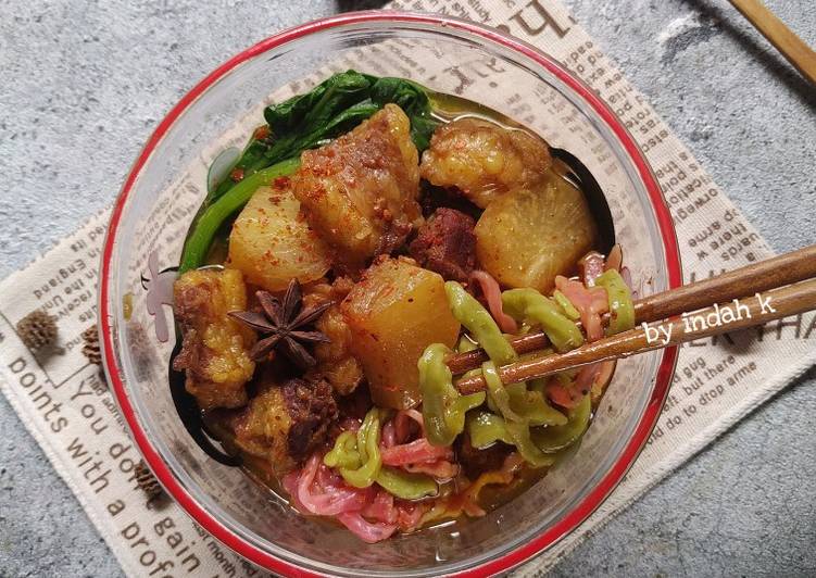 Ngau Lam Min (Braised Beef Brisket Noodles)