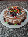 Mint-choc Christmas cake #festivedish