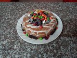 Mint-choc Christmas cake #festivedish