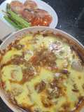 Kimpitang (kimchi pizza tangsuyuk) / 김피탕