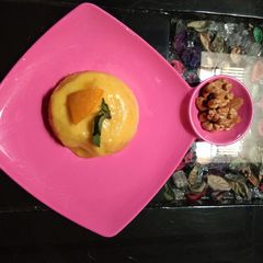 A picture of Quick mango pudding.