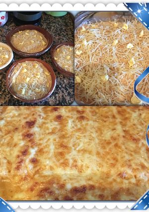 Foto principal de Canelones de brandada de bacalao y bechamel de escalivada