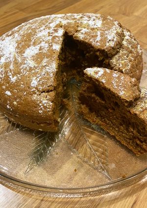 Una foto de Carrot cake con nueces🥕