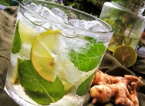 Foto resep Spicy Ginger Mint Iced