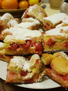 Cseresznyés piskóta recept fotója