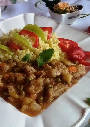 Sertés ragú kertész módra recept fotója