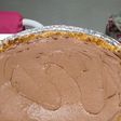 Torta de mousse de chocolate
