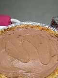 Torta de mousse de chocolate