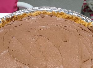 Una foto de Torta de mousse de chocolate