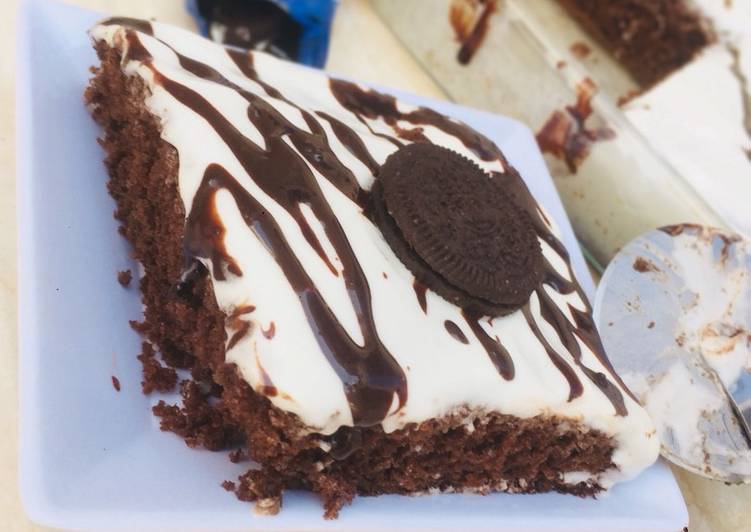 Step-by-Step Guide to Prepare Speedy Chocolate oreo cake