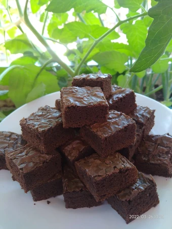 Cara Mudah Membuat Resep Shiny crust brownies (oven tangkring) yang Menggugah Selera Anti Ribet, Bikin Ngiler