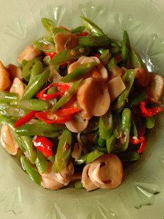 Foto resep Oseng buncis jamur kancing