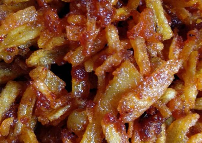 Resep Kering Kentang Pedas Manis Oleh Felci Tria Sauhana Cookpad