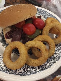 A picture of Homemade Burger.