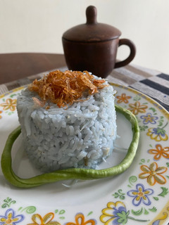 Foto resep 45. Nasi Biru Bunga TelangPraktis Masak Magicom